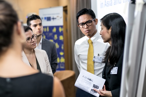 SOCIEUX+ contribue à faire émerger des réseaux d'experts. Ici, des échanges à Bangkok en 2019.