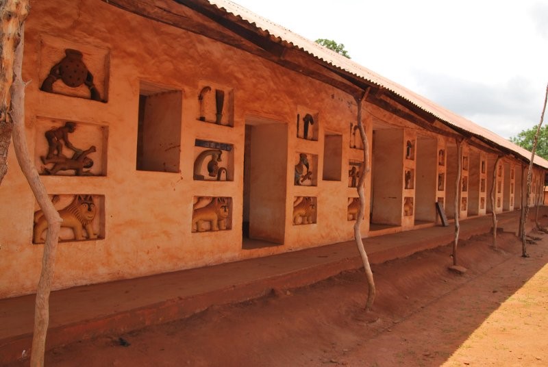 Museum in Abomey Benin - Reserved rights