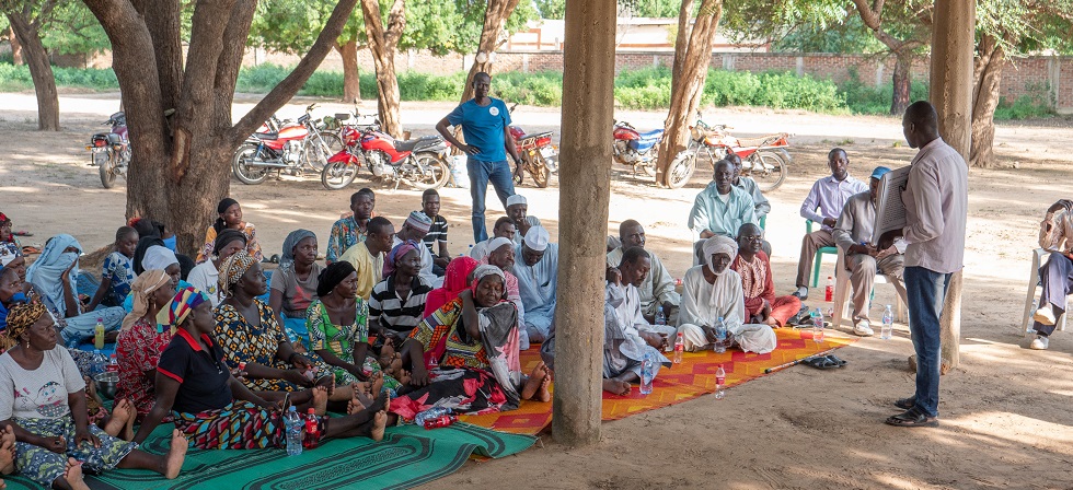 Séance de sensibilisation à la planification familiale par un agent de santé communautaire organisé au Centre de santé de Toukra – N’Djaména/ Tchad en septembre 2019 