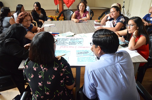 Atelier organisé en 2019 à Lima (Pérou) dans le cadre du programme EUROsociAL+, sur les politiques publiques d'égalité de genre. Crédit : EUROsociAL+