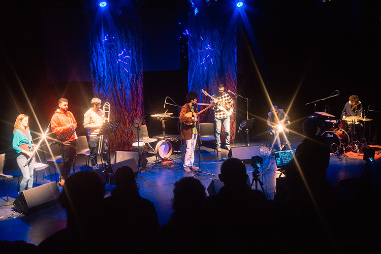 Palestine Music Incubator NEST - Tareq Abboushi and Kaf A'fret - Photo by Dina J. Salem