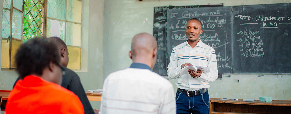 Formation d'enseignants au Burundi © Junior Safary / AFD