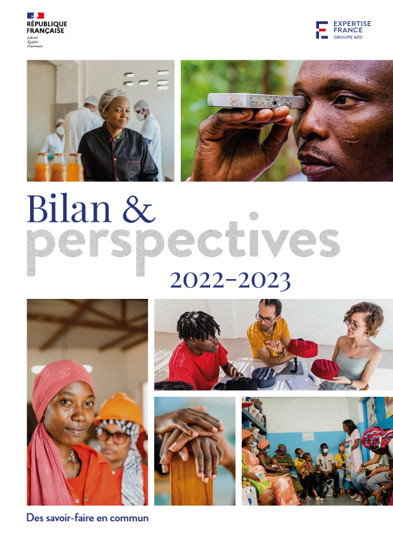 Couverture Expertise France - Bilan et perspectives 2022-2023
