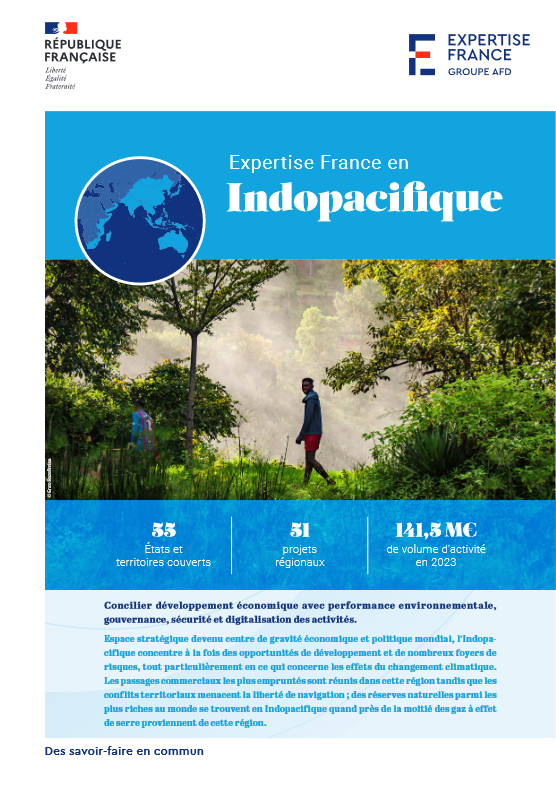 Couverture Expertise France en Indopacifique