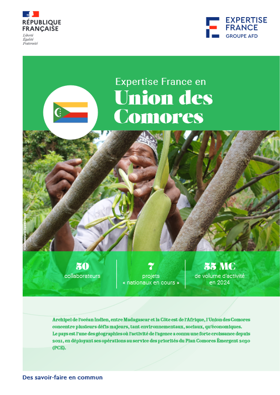 Couverture Expertise France en Union des Comores