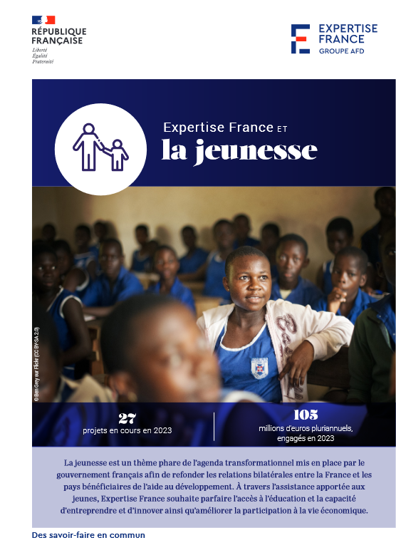 Couverture Expertise France et la jeunesse
