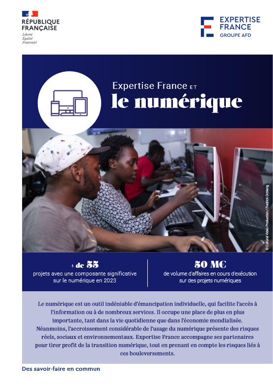 Couverture Expertise France et le numérique