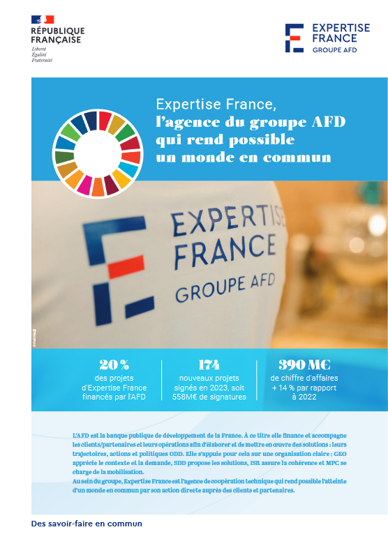 Couverture Expertise France, l'agence du groupe AFD