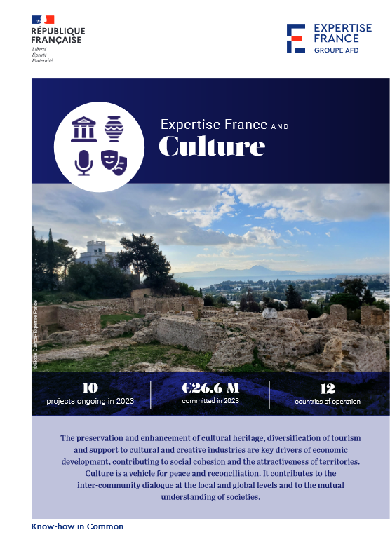 Cover Expertise France and culture