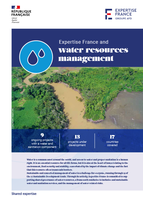 Cover Expertise France and water resources management