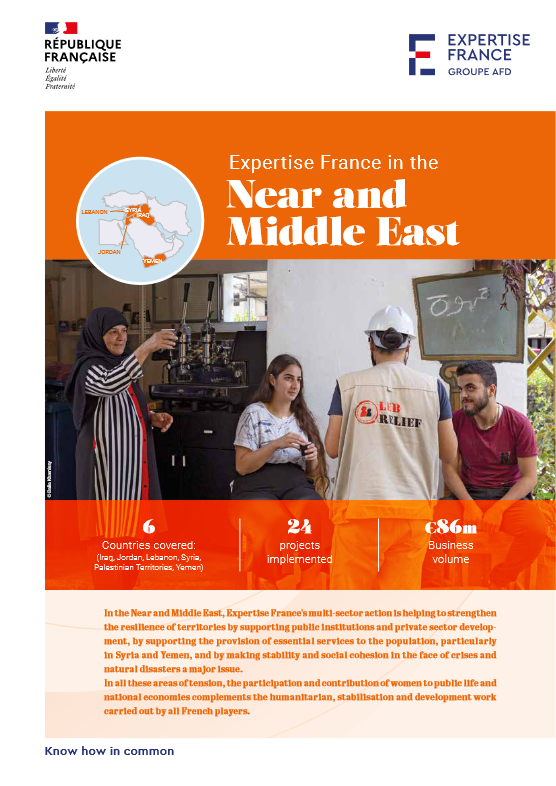 Cover Expertise France in the Near and Middle East