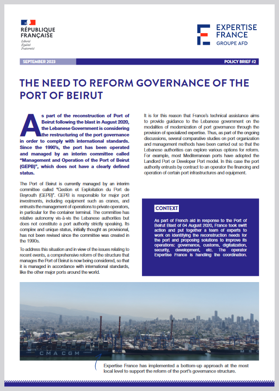 Cover The Need to Reform Governance of the Port of Beirut