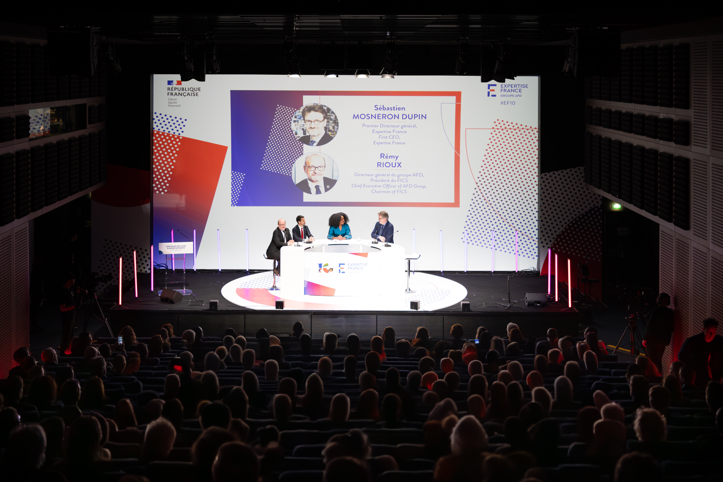 Cérénomie de 10 ans d'Expertise France
