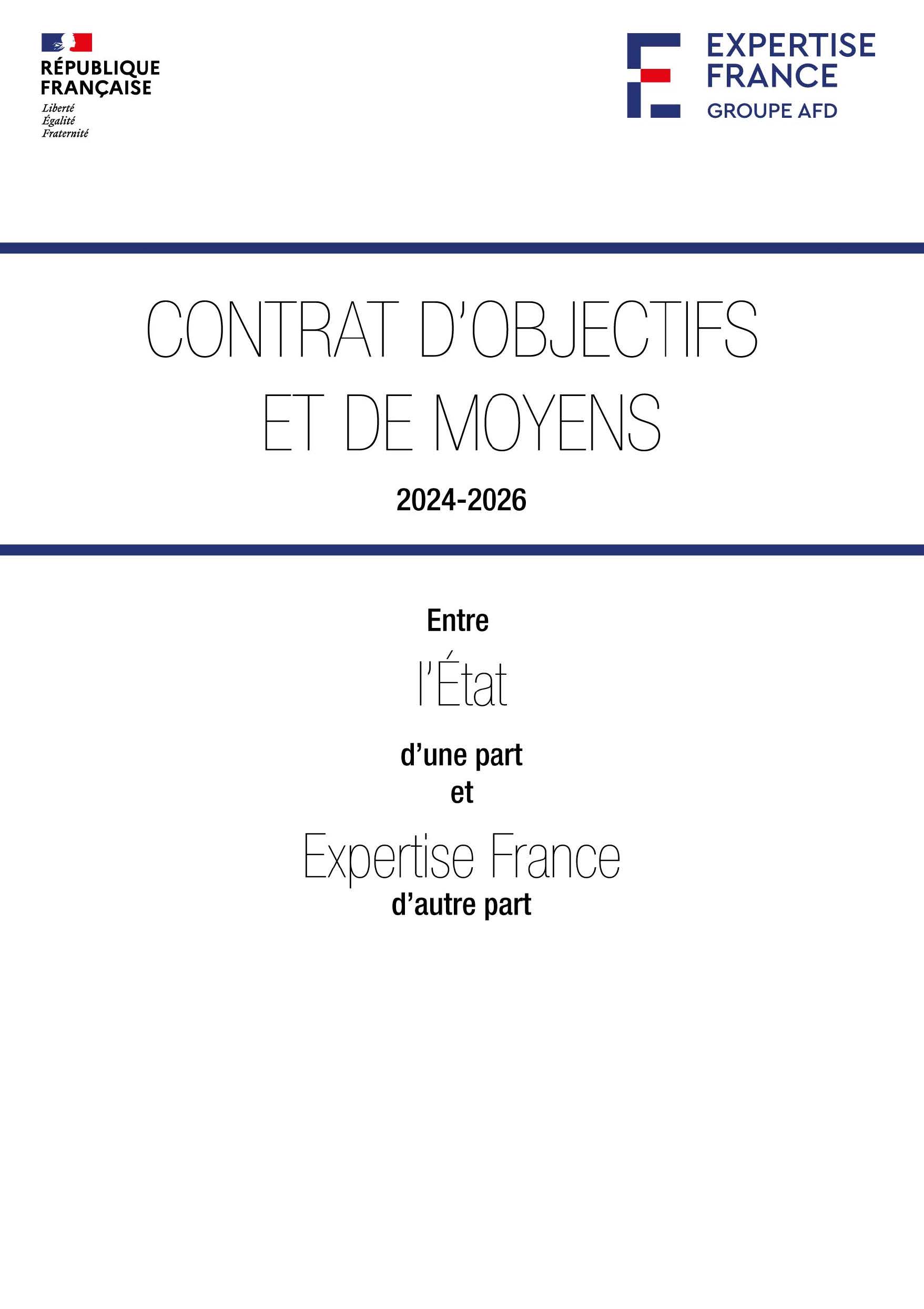 Couverture du COM d'Expertise France