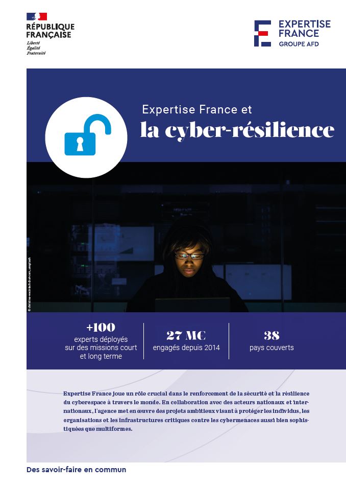 Plaquette - Expertise France et la cyber-résilience
