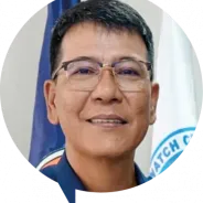 Vice-amiral Roy. A. Echeverria, directeur du Centre maritime national (National Maritime Center) philippin