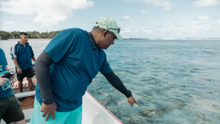 Surveillance d'une aire marine protégée dans l'océan Indien. 