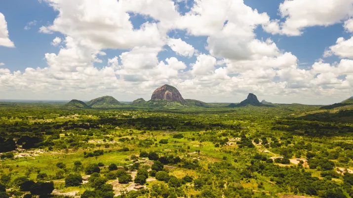 Paysage d'Afrique australe