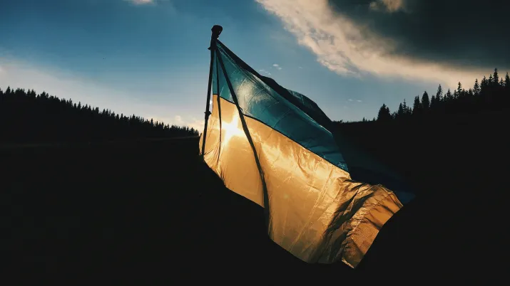 Drapeau ukrainien