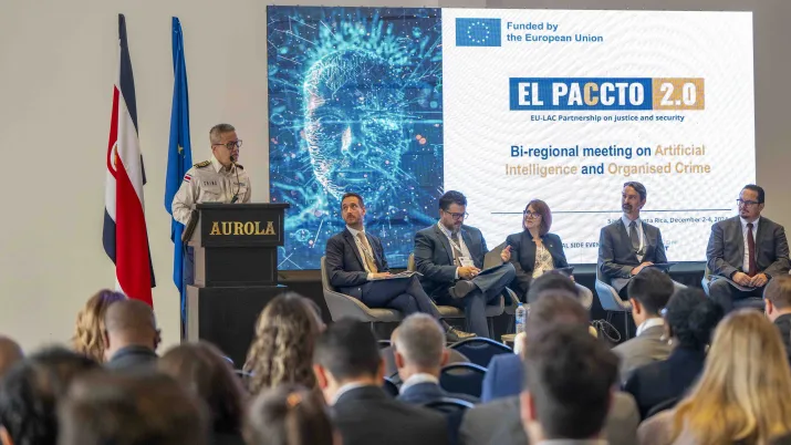 Conférence régionale sur l'intelligence artificielle et le crime organisé, à San José au Costa Rica
