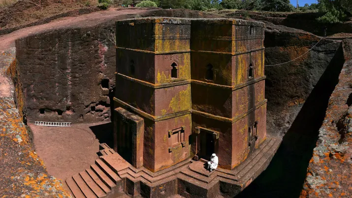 Eglises de Lalibela (c) Sailko sur Wikipedia