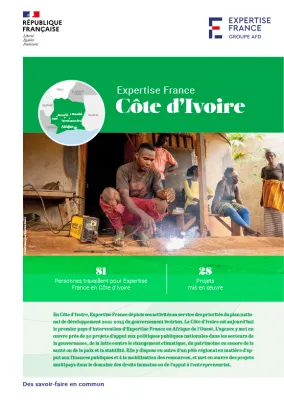 Couverture Expertise France en Côte d'Ivoire