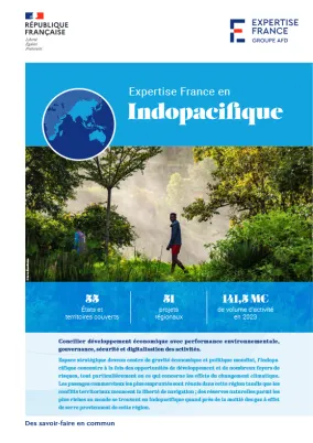 Couverture Expertise France en Indopacifique