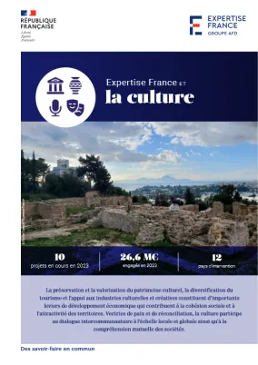 Couverture Expertise France et la culture
