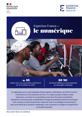 Couverture Expertise France et le numérique
