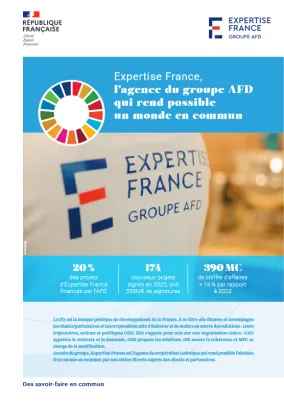 Couverture Expertise France, l'agence du groupe AFD