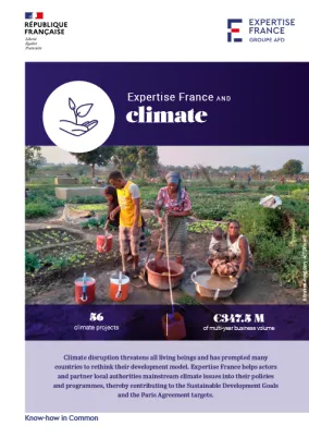 Cover Expertise France and Climate