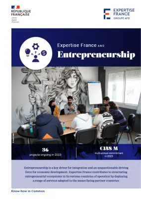 Cover Expertise France and Entrepreneurship