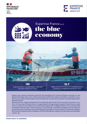 Expertise France and the blue economy_cover