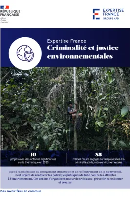 Couverture de la plaquette criminalité et justice environnementales