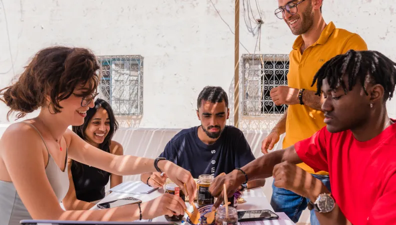 Jeunes startupeurs tunisiens