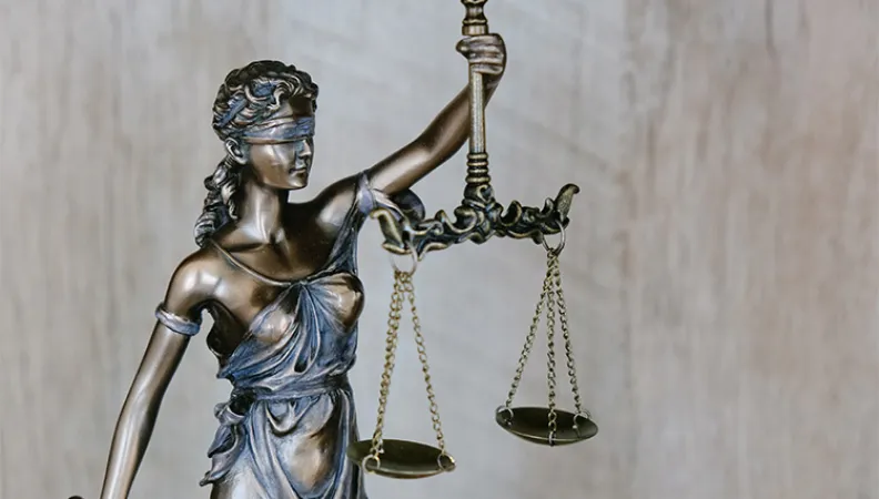 Symbole de la justice - Crédit : Tingey Injury Law Firm