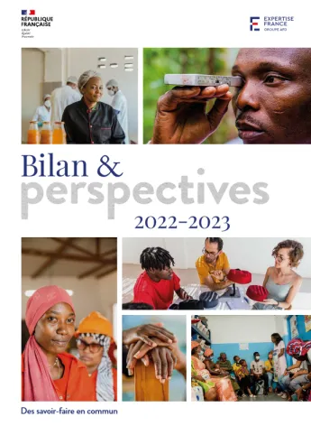 Couverture Expertise France - Bilan et perspectives 2022-2023