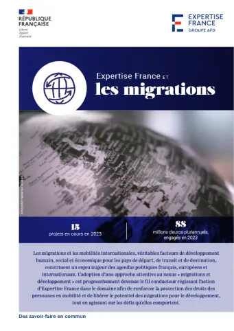 Couverture Expertise France et les migrations