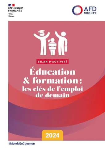 Couverture du bilan thématique Education & Formation du Groupe AFD