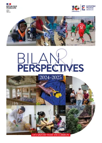 Couverture Expertise France - Bilan et perspectives 2024-2025