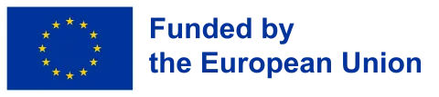 Flag of the European Union with the mention "Funded by the European Union"