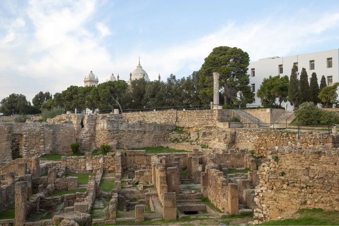 Site de Carthage en Tunisie