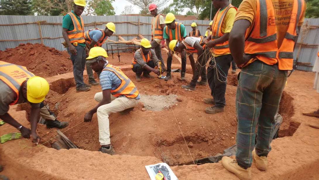 Restauration du site patrimonial d'Abomey